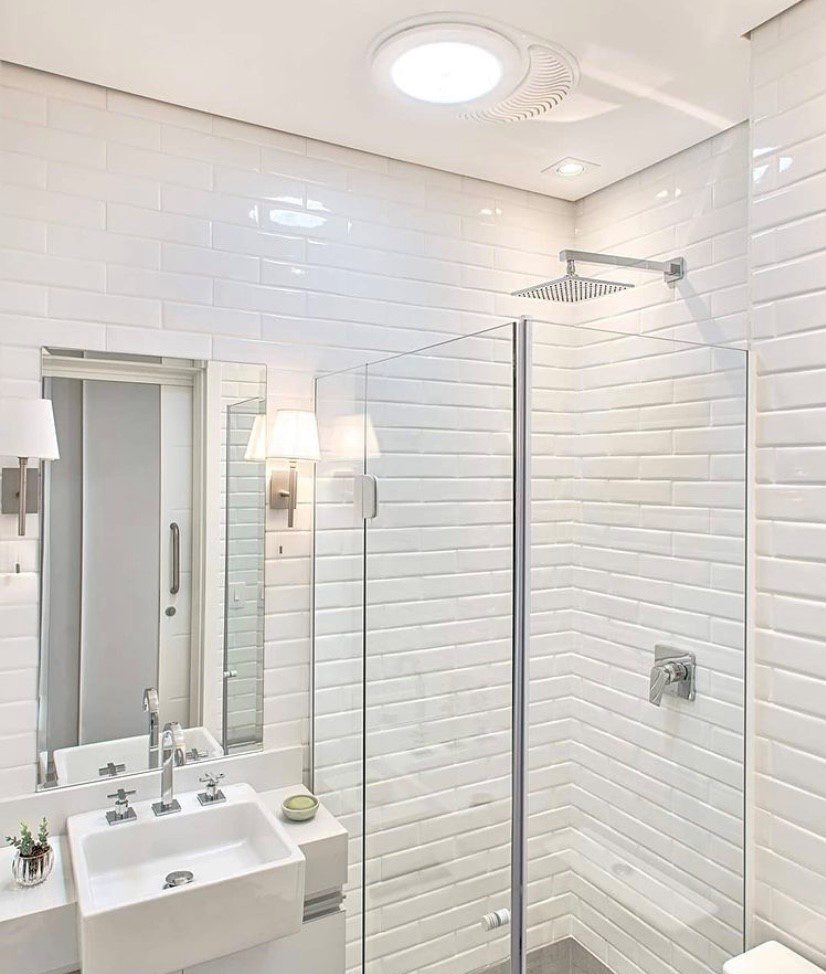 Solatube in modern bathroom