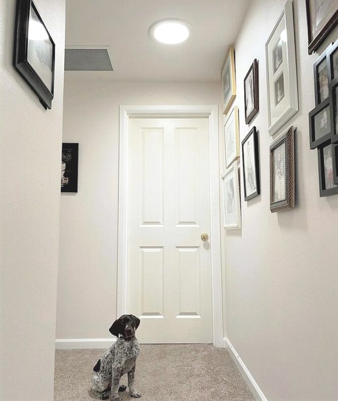 Solatube in a hallway